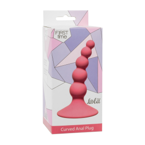 Anální kolík Lola Games First Time Ribbed Plug