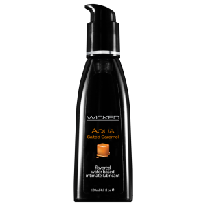 Lubrikant WICKED Aqua - Salted Caramel - 4oz