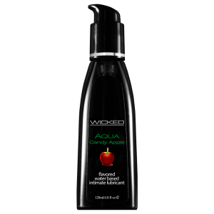 Lubrikant WICKED Aqua - Candy Apple - 4oz